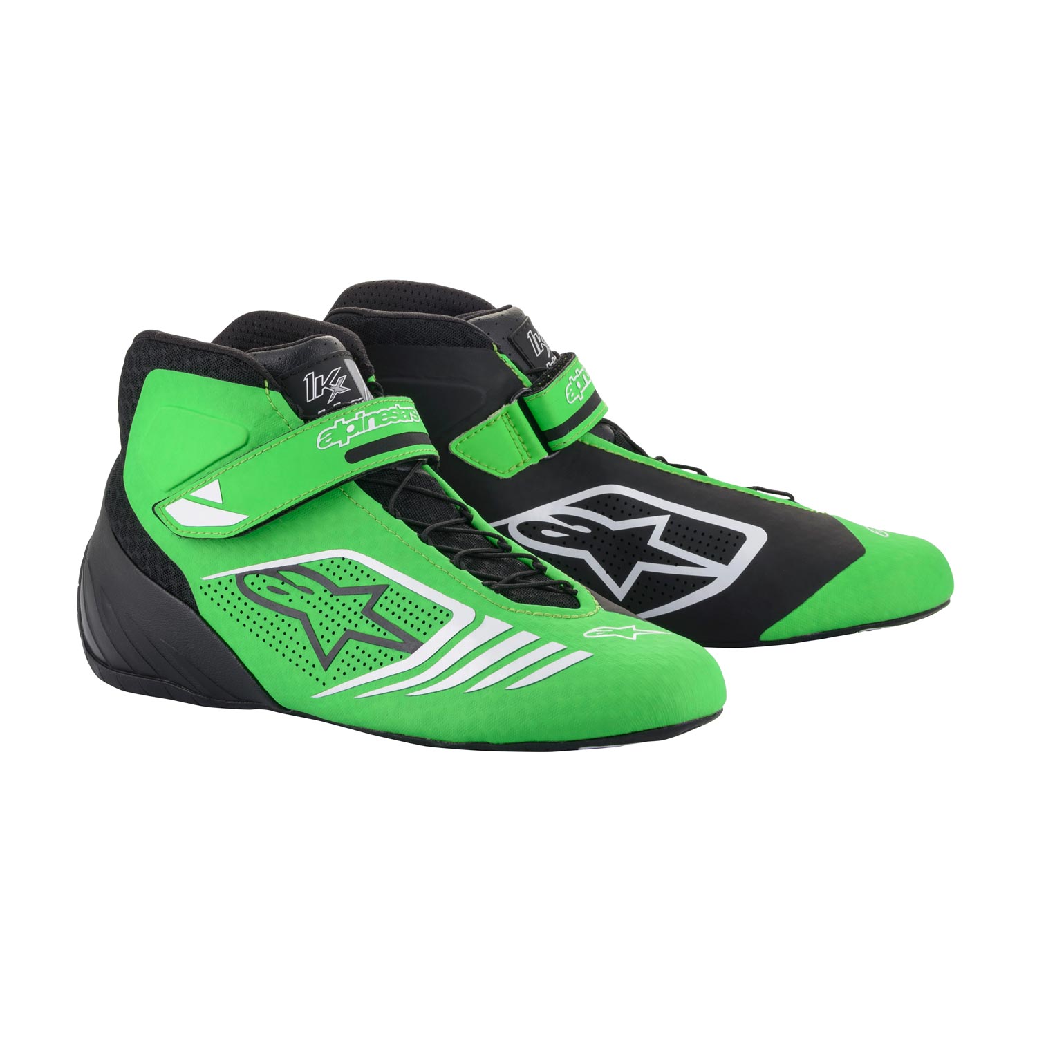 Купить ALPINESTARS Ботинки картинг TECH 1-KX черный/зеленый/белый р-р 34(2.5) по выгодной цене в интернет-магазине Go-Race.ru. Артикул2712118-1126-25